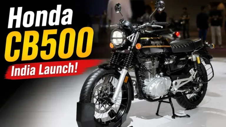 Honda CB500 makes its India debut with a 501cc single-cylinder engine, three variants and modern technology. Price and launch details remain pending.