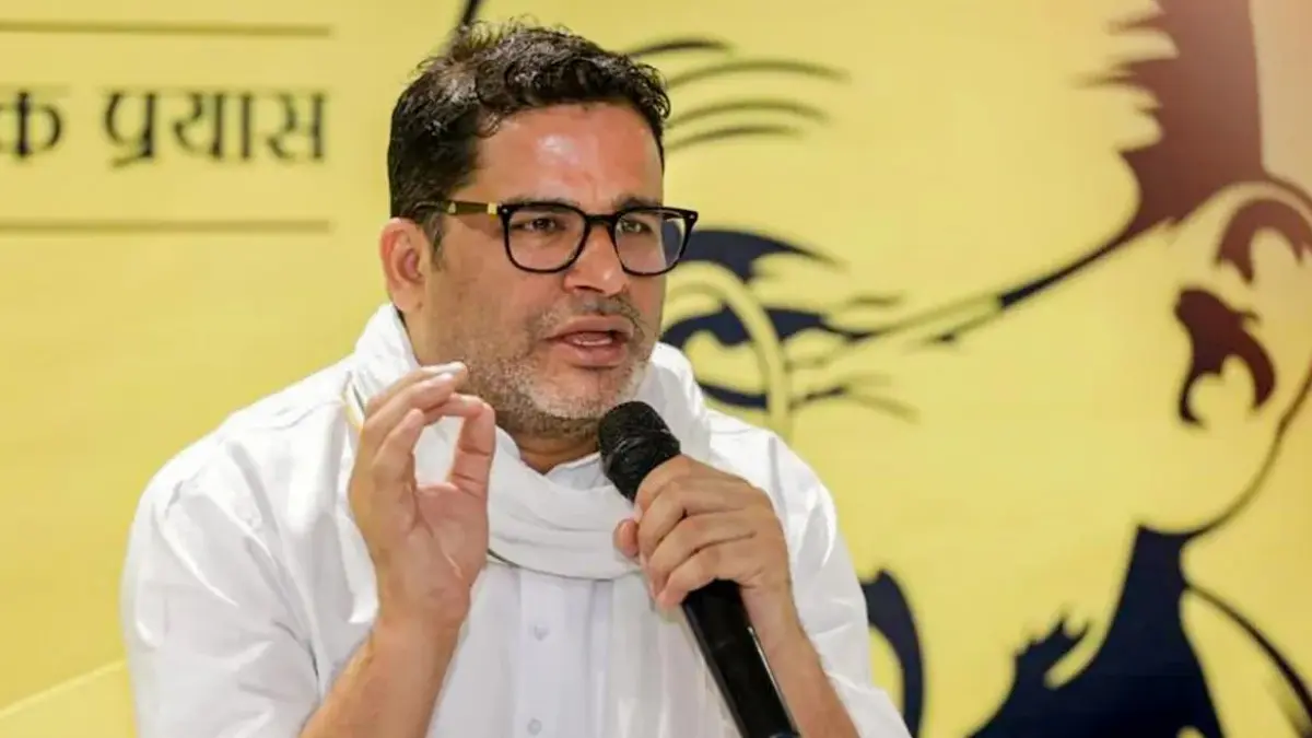 Prashant Kishor after his first electoral victory in the Bankipur Assembly by-election in Bihar.